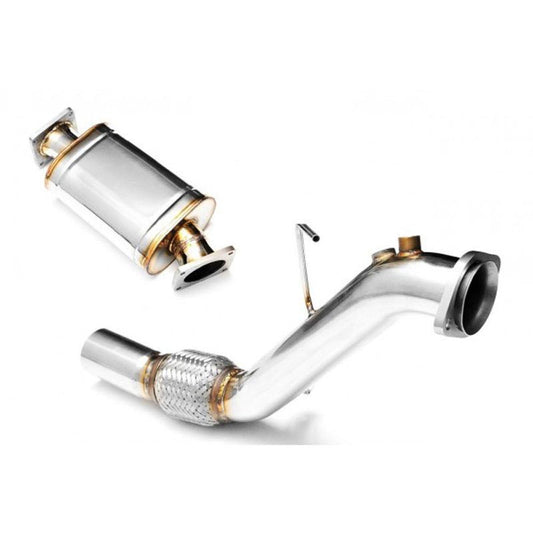Downpipe BMW E60, E61 525d, 530d M57N + ljuddämpare