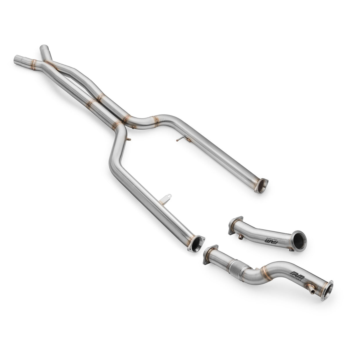 Downpipe-set och midpipe BMW M3 Competition (G80, G81) S58B, M4 (G82 / G83) 3.0 S58