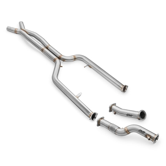 Downpipe-set och midpipe BMW M3 Competition (G80, G81) S58B, M4 (G82 / G83) 3.0 S58