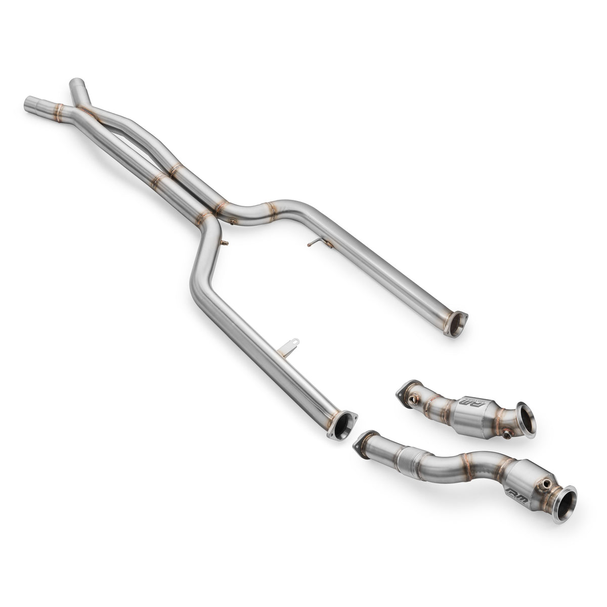 Downpipe-set med katalysator och midpipe BMW M3 Competition (G80, G81) S58B, M4 (G82 / G83) 3.0 S58