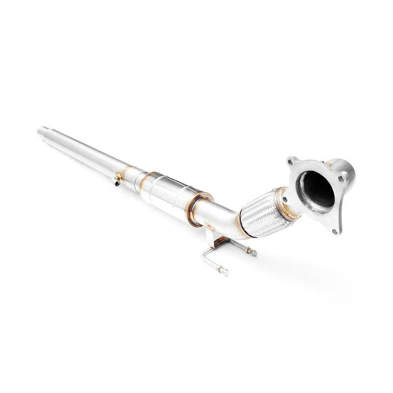 Downpipe Volkswagen 2.0 TSI/2.0 TFSI – B6/B7/MK3/MK5/MK6/MK2/A3/8P + ljuddämpare