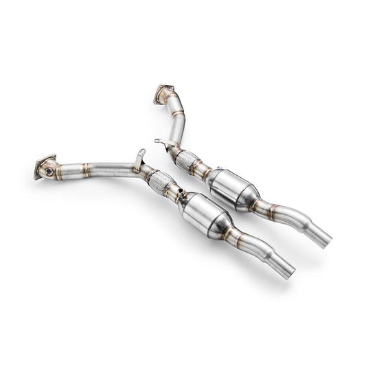 Downpipe Audi 2.7 T – A6/S6/C5/S4/RS4/B5 + ljuddämpare
