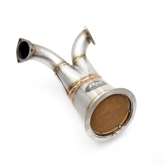 Downpipe Audi S4 B9, S5 8W6 med a catalyst