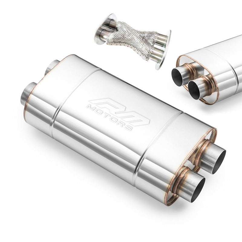 Ljuddämpare elliptisk universal med X-PIPE EX006