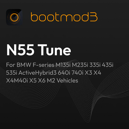 bootmod3 N55 Tune - For BMW F-series M135i M235i 335i 435i 535i ActiveHybrid3 640i 740i X3 X4 X4M40i X5 X6 M2 Vehicles