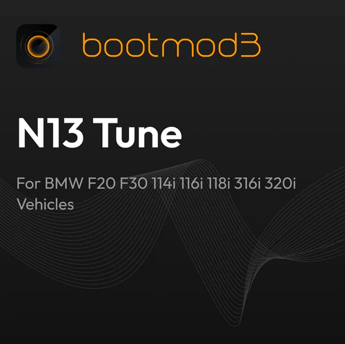 bootmod3 N13 Tune - For BMW F20 F30 114i 116i 118i 316i 320i Vehicles
